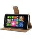 Nokia Lumia 630/635 Wallet Stand Case Zwart afbeelding 2