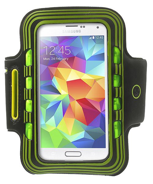 Sport Armband met LED verlichting XXL - Groen afbeelding 1