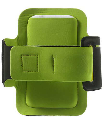Sport Armband met LED verlichting XXL - Groen afbeelding 2