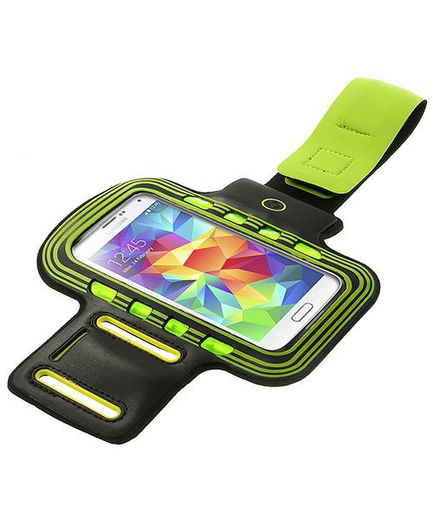 Sport Armband met LED verlichting XXL - Groen afbeelding 3