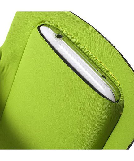 Sport Armband met LED verlichting XXL - Groen afbeelding 5