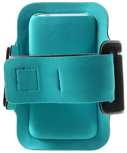 Sport Armband met LED verlichting XXL - Blauw afbeelding 2