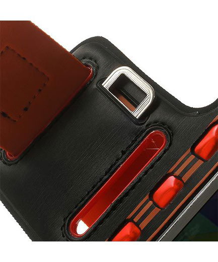 Sport Armband met LED verlichting XXL - Oranje afbeelding 5