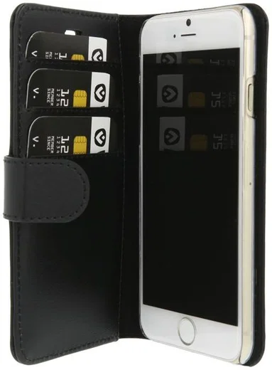 Valenta Classic Luxe iPhone 6s Hoesje Leer Bookcase Zwart afbeelding 7