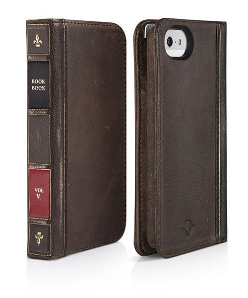 Twelve South BookBook Apple iPhone SE 5/5S Ledger Brown afbeelding 6