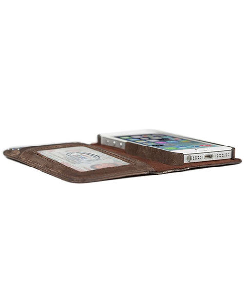 Twelve South BookBook Apple iPhone SE 5/5S Ledger Brown afbeelding 5