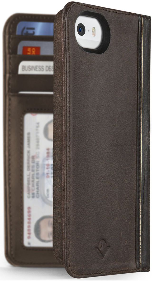Twelve South BookBook Apple iPhone SE 5/5S Ledger Brown afbeelding 1