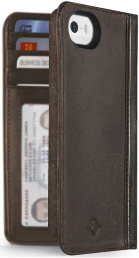 Twelve South BookBook Apple iPhone SE 5/5S Ledger Brown afbeelding 1