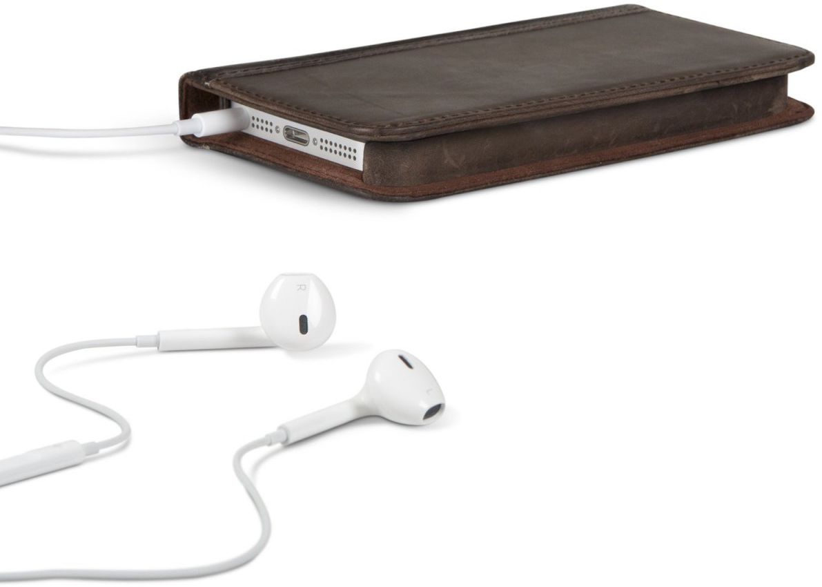 Twelve South BookBook Apple iPhone SE 5/5S Ledger Brown afbeelding 3