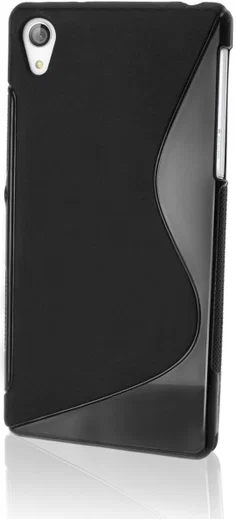 Sony Xperia Z3 TPU Case S-Shape - Zwart afbeelding 1