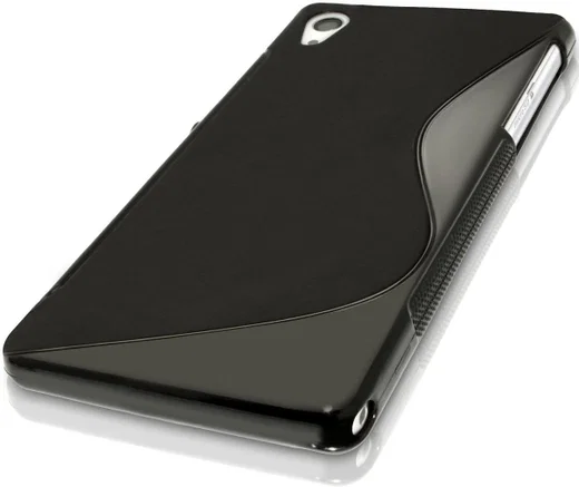 Sony Xperia Z3 TPU Case S-Shape - Zwart afbeelding 3