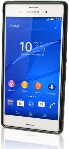 Sony Xperia Z3 TPU Case S-Shape - Zwart afbeelding 4