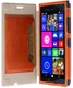Krusell Kiruna Flipcase Hoesje Nokia Lumia 735 4G Camel afbeelding 1