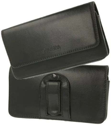 Valenta Arezzo Riemclip Hoesje Leer Zwart 5XL afbeelding 10