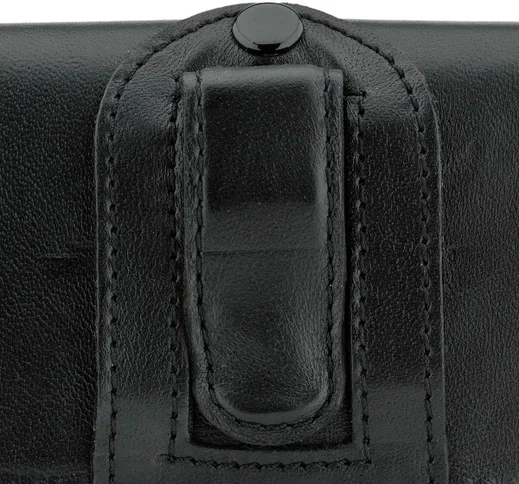 Valenta Arezzo Riemclip Hoesje Leer Zwart 5XL afbeelding 6