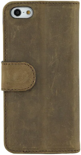 Valenta Classic Luxe iPhone 5/5S/SE Hoesje Leer Bookcase Vintage Bruin afbeelding 4