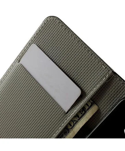 Samsung Galaxy A3 Wallet Flip Case Hoesje Blue Butterfly afbeelding 7