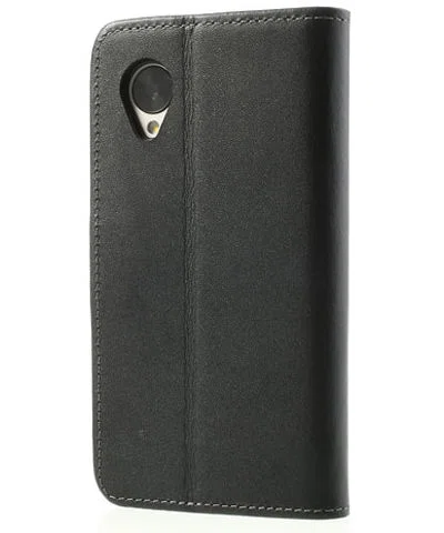 LG Google Nexus 5 Wallet Case Zwart afbeelding 2