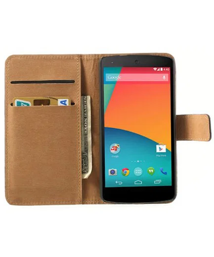 LG Google Nexus 5 Wallet Case Zwart afbeelding 5
