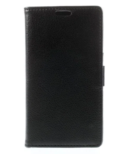 Samsung Galaxy Grand Prime Wallet Flip Case Hoesje Zwart afbeelding 3