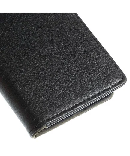 Samsung Galaxy Grand Prime Wallet Flip Case Hoesje Zwart afbeelding 7