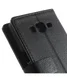 Samsung Galaxy Grand Prime Wallet Flip Case Hoesje Zwart afbeelding 8