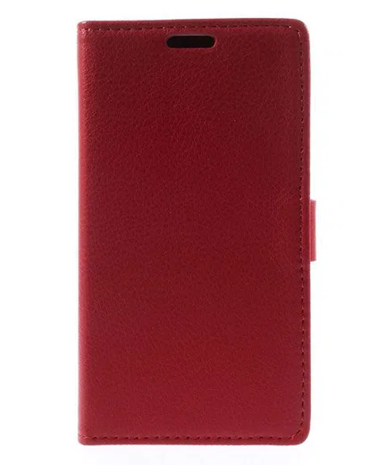 Samsung Galaxy Grand Prime Wallet Flip Case Hoesje Rood afbeelding 3