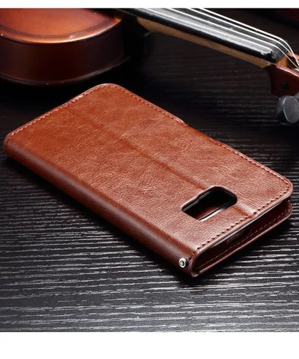 Samsung Galaxy S6 Crazy Horse Wallet Case Bruin afbeelding 6