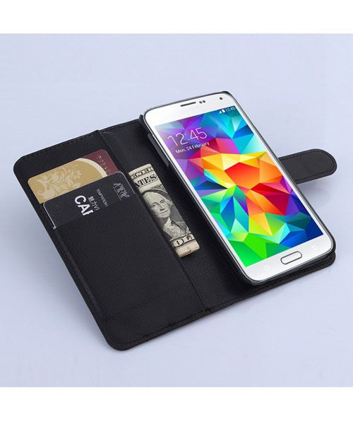 Samsung Galaxy S6 Wallet Case Zwart afbeelding 1