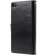 Huawei Ascend P8 Wallet Flip Case Stand Zwart afbeelding 3