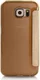 Samsung Galaxy S6 Window View Bookcase Flip Hoesje Goud afbeelding 4