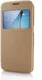 Samsung Galaxy S6 Window View Bookcase Flip Hoesje Goud afbeelding 6
