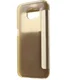 Samsung Galaxy S6 Window View Bookcase Flip Hoesje Goud afbeelding 9