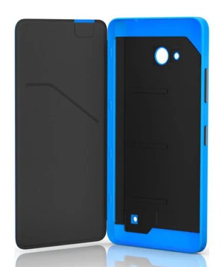 Microsoft Lumia 640 XL Flip Shell CC-3090 Cyaan afbeelding 2