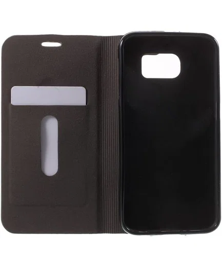 Samsung Galaxy S6 Wallet Shell Donker Blauw afbeelding 4