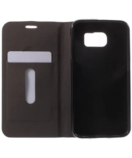 Samsung Galaxy S6 Wallet Shell Gray afbeelding 4