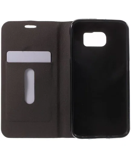Samsung Galaxy S6 Wallet Shell Coffee afbeelding 4