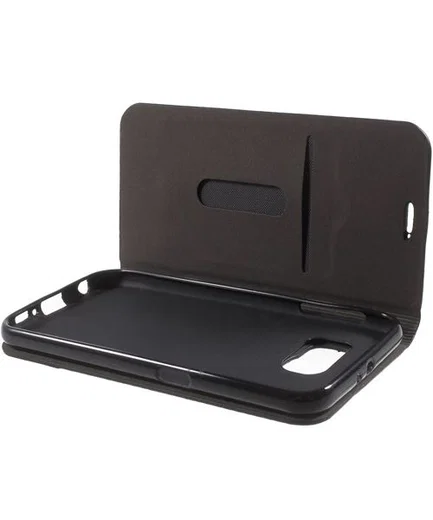 Samsung Galaxy S6 Wallet Shell Coffee afbeelding 5
