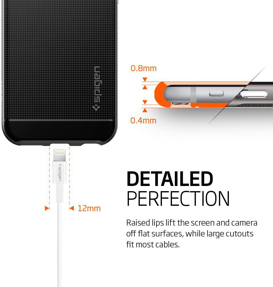 Spigen Neo Hybrid Case Apple iPhone 6S Gunmetal afbeelding 10