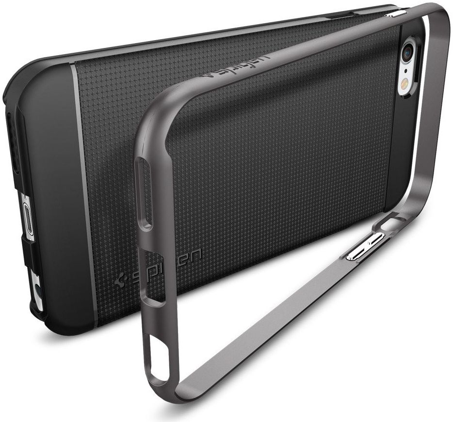 Spigen Neo Hybrid Case Apple iPhone 6S Gunmetal afbeelding 4