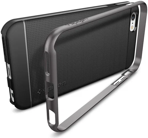 Spigen Neo Hybrid Case Apple iPhone 6S Gunmetal afbeelding 4