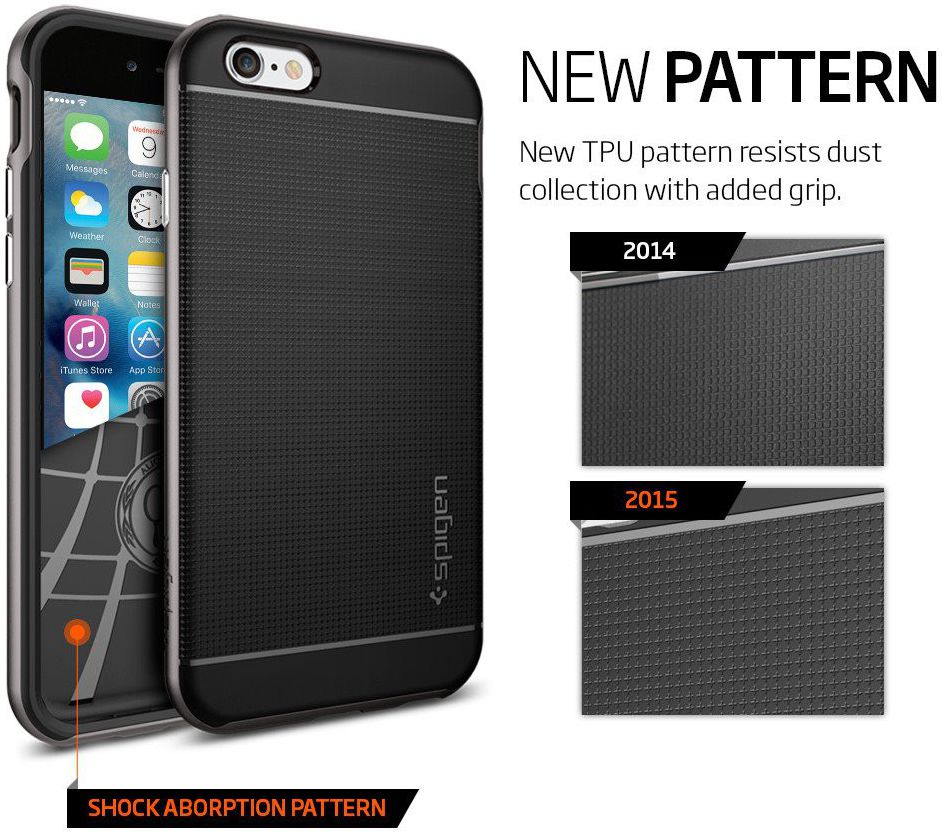 Spigen Neo Hybrid Case Apple iPhone 6S Gunmetal afbeelding 8