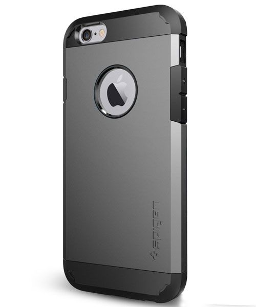 Spigen Tough Armor Case Apple iPhone 6S Gun Metal afbeelding 5