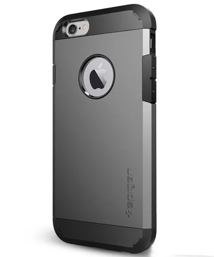 Spigen Tough Armor Case Apple iPhone 6S Gun Metal afbeelding 5
