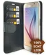 Valenta Classic Luxe Samsung Galaxy S6 Hoesje Leer Bookcase Zwart afbeelding 1