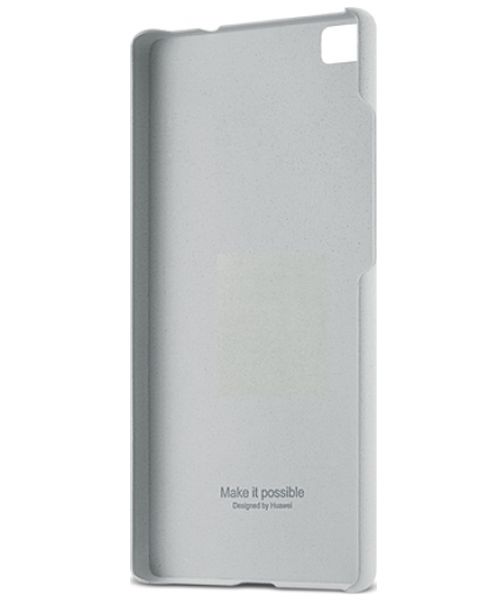 Origineel Huawei P8 Hoesje Backcover Zilver afbeelding 2
