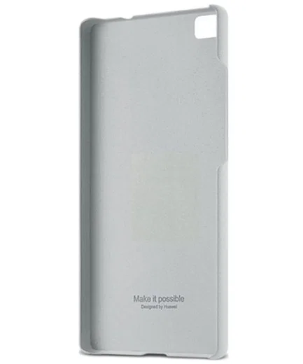 Origineel Huawei P8 Hoesje Backcover Zilver afbeelding 2