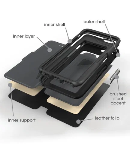 Otterbox Strada Folio Case iPhone 6S Zwart afbeelding 11