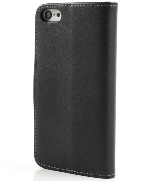 Apple iPhone 5C Wallet Stand Case Zwart afbeelding 3