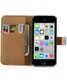 Apple iPhone 5C Wallet Stand Case Blauw afbeelding 5